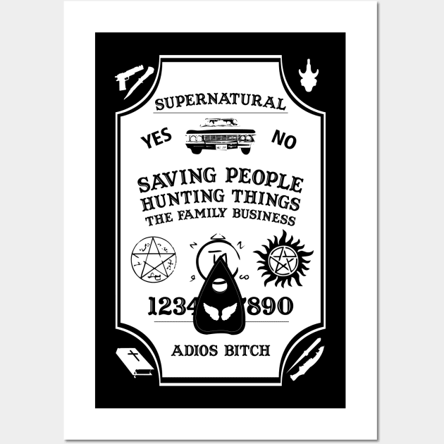 Supernatural Ouija Wall Art by kkotstore